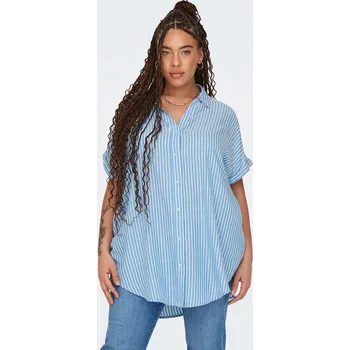 Dámská košile Košile ONLY Carmakoma Hellblau 7032940 48