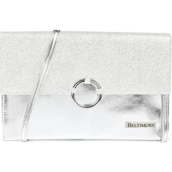 Kabelka Kabelka psaníčko Beltimore , eko kůže stříbrná