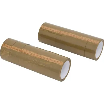 Obalový materiál Lepicí páska 12 ks hnědá 48 mm x 66 m - 8721102913891