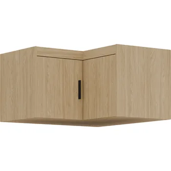 Šatní skříň Nástavec na rohovou skříň Elena 2D olejovaný dub, 90 x 55 x 53 cm