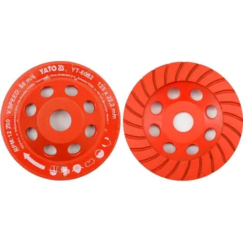 Řezný kotouč Diamantový kotouč Yato Kotouč diamantový 125 x 22,2 mm brusný