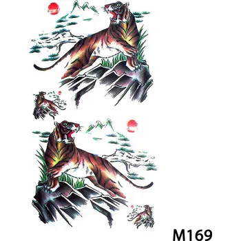 Odstranitelné tetování Dočasné omyvatelné tetování 3D TYGŘI 19/9