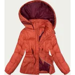 Dámská zimní prošívaná bunda (15200) korálová - Goodlooking M