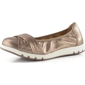 Dámské baleríny Caprice širší metalické baleríny taupe 9-22118-44 - 37 | P703441