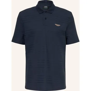 Pánská košile Boss Pánská Piqué Polokošile Parris, tmavě modrá, L