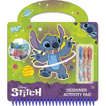 kreativní sada Totum kreativní sada pro kreslení Disney Stitch, šablony, samolepky