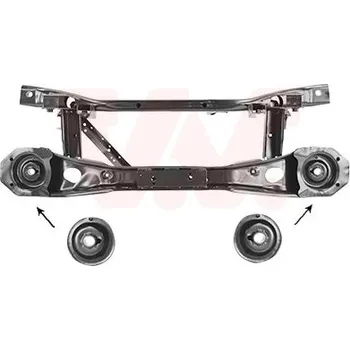 Zavěšení kol Tělo nápravy VAN WEZEL 1863629