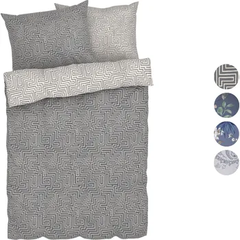 Povlečení LIVARNO home Ložní povlečení z mikrovláknitého saténu, 220 x 240 cm, 70 x 90 cm