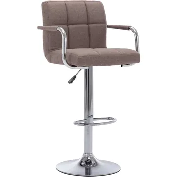 Barová židle Barová židle taupe textil - 8719883596365