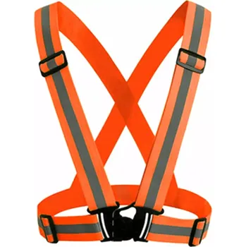reflexní vesta Reflexní popruhová vesta oranžová, univerzální velikost