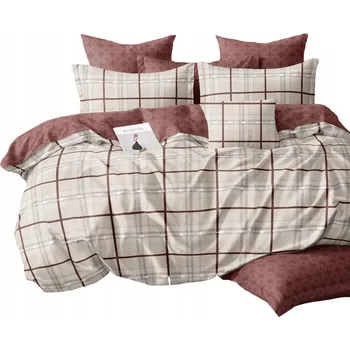 Povlečení SADA POVLEČENÍ 140X200 SATÉNOVÝ BAVLNĚNÝ POVLAK 70x80 MNOHO