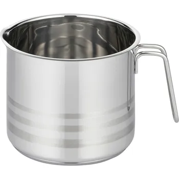 Hrnec Elo 22414 Basic Hrnec na mléko nerezový Brillant 14 cm, 1,6 l, stříbrná