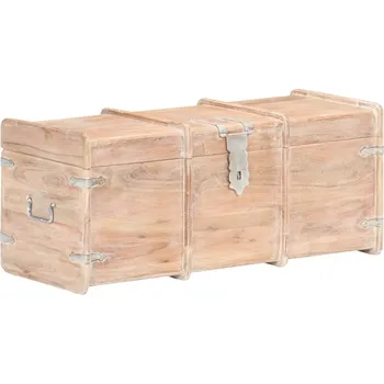 Truhla Úložná truhla 90 x 40 x 40 cm masivní akáciové dřevo - 8719883999142