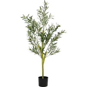 umělá květina Umělý olivovník 450 listů 120 cm zelený - 8721158572868