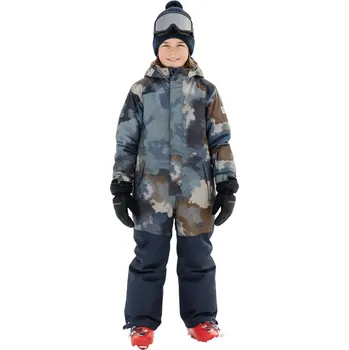 Snowboardové kalhoty Dětský zimní overal COLOR KIDS-Coverall - AOP-7842-Stormy Weather Šedá 110