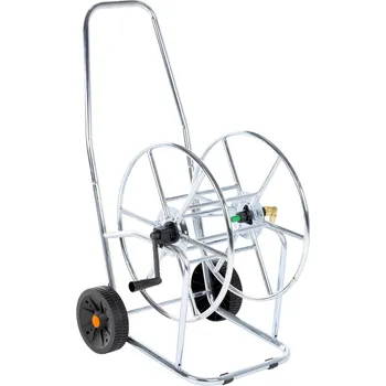Zahradní hadice Vozík s hadicovým navijákem pro 80 m 3/4" hadice ocel - 8721012877023