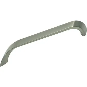 14256 - Moderní úchytka 160mm / broušený nikl (14256 - Moderní úchytka 160mm / broušený nikl)