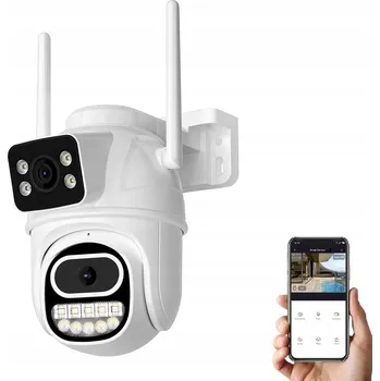 Bezpečnostní kamera KAMERA PODWÓJNA OBROTOWA VENKOVNÍ IP WIFI 8MPX