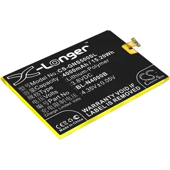 Baterie pro mobilní telefon Baterie Cameron Sino CS-GNS500SL, Li-Polymer, 4000