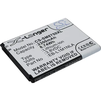 Baterie pro mobilní telefon Baterie Cameron Sino CS-SM8750XL, Li-Ion, 2300
