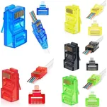 W-Star Konektor UTP RJ45EZ Cat5e 100ks pozlacený, mix, pass through ethernet RJ45EZ5SM W-STAR