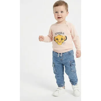 Chlapecké oblečení Sinsay - Svetr s potiskem The Lion King - krémová - 661EM-01X - 661EM-01X-104