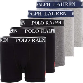 Boxerky Dětské boxerky Polo Ralph Lauren 5-pack 9P5014 šedá 90X, vel. 140-146