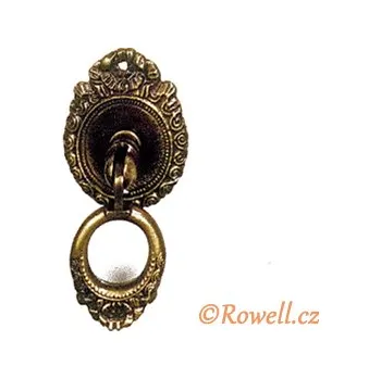Nábytkové kování 99081 - UB3 úchytka visací staromosaz (99081 - UB3 úchytka visací staromosaz)