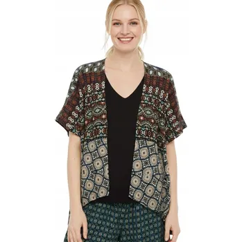 Dámský svetr Desigual dámský svetr černý oversize do půlky stehen, velikost M