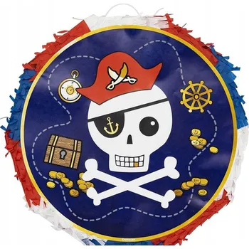 Obraz Piniata k natažení Pirát 34,9x35,2 cm