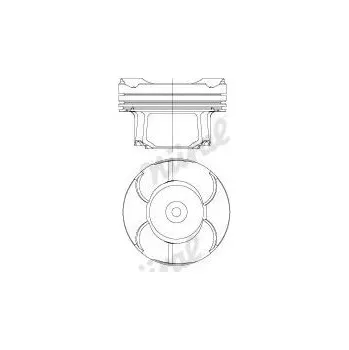 Píst motoru Píst NÜRAL 87-434600-10