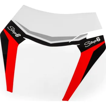 Samolepicí dekorace na vozidlo Samolepka masky světlometu KTM EXC Stage6 červená