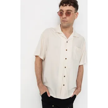 Pánská košile Brixton Bunker (whitecap) XL, béžová