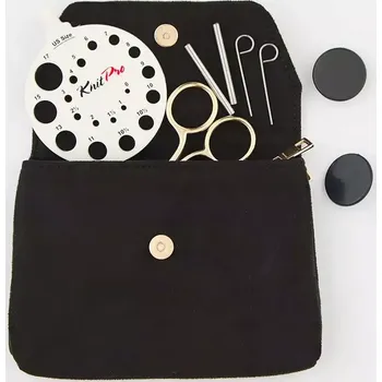 Jehlice KnitPro Coal Pouzdro na příslušenství (Coal Pouzdro na pomůcky)