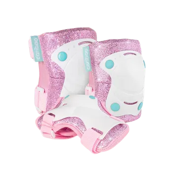 Movino Sada 3 dětských chráničů Cariboo® Ballerina, růžové Velikost: S