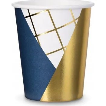 Party nádobí Papírové kelímky, barevné, 6 ks