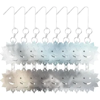 Plašič ptáků - oboustranné zrcadlové kotouče - sluníčko, 8x2ks