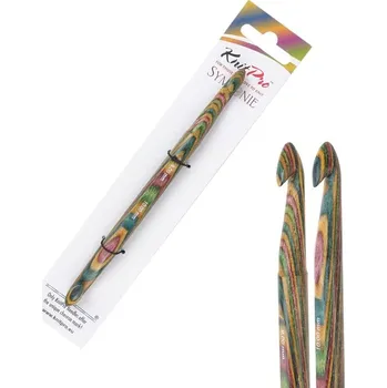 Jehlice KnitPro Symfonie oboustranný dřevěný háček 9 a 10mm (KnitPro Symfonie oboustranný dřevěný háček 9 a 10mm)