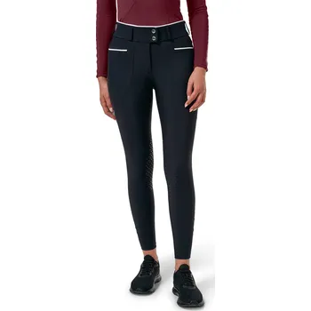 Jezdecké kalhoty EQUESTRIAN STOCKHOLM Rajtky jezdecké Airflow Luxe Equestrian Stockholm, s gripem na kolenou, dámské, navy 38