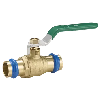 Kulový kohout lisovací 18 mm, PÁKA, PN25, do 120°C