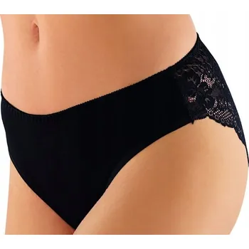 Kalhotky Krajkové Kalhotky Kalhotky Babell 118 Bavlna černé M