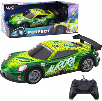 RC model auta DÁLKOVĚ OVLÁDANÉ ZÁVODNÍ AUTO SE SVÍTÍCÍ KAROSERIÍ