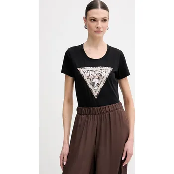 Pánské tričko Tričko Guess LEO W6RI32.J1314 černá 99X, vel. L