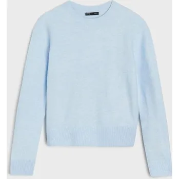 Dámské oblečení Sinsay - Klasický svetr s příměsí vlny - modrá - 374EU-05J - 374EU-05J-XXS