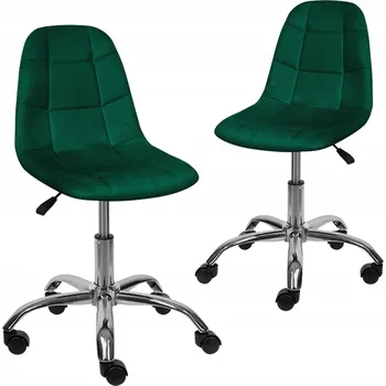 Otočné křeslo Szchara zelené