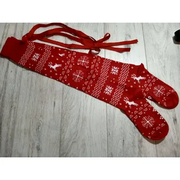 Dámské ponožky Vánoční podkolenky, bavlněné