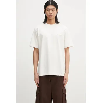 Bavlněné tričko Daily Paper Craft T-Shirt 2511045 béžová 02X, vel. XXL