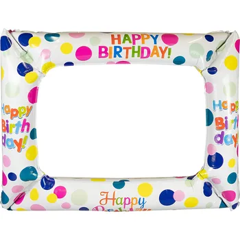 Rám na obraz Balon Happy Birthday Fotorámeček Rámeček do fotobudky
