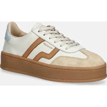 Dámské tenisky Kožené tenisky Gant Cuzmani 32531202.G383 béžová 01X, EUR 40