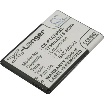 Baterie pro mobilní telefon Baterie Cameron Sino CS-PTA760XL, Li-Ion, 1750
